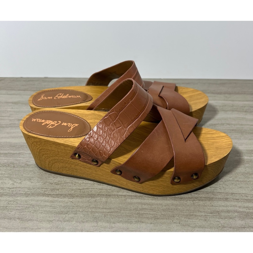 Sam Edelman Women's Bane Crisscross Wedge Sandals 9